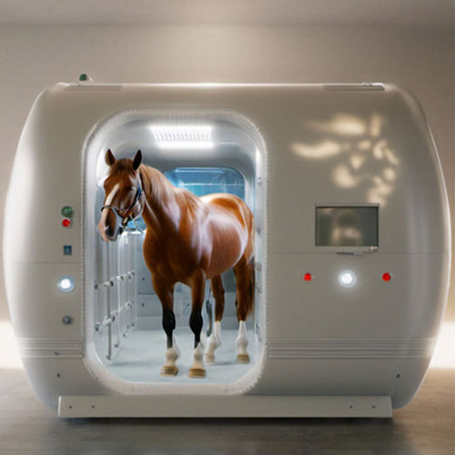 Veterinärmedizinische Druckkammer / für Pferde - HP2000 - Shanghai Baobang Medical Equipment
