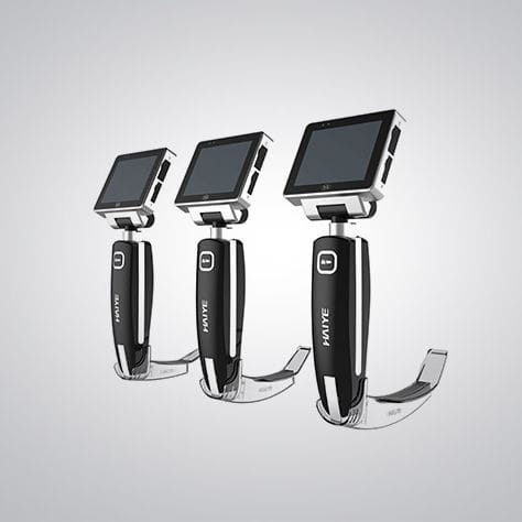 Video-Laryngoskop / mit Klinge - HYHJ-1320 - Xi'an Haiye Medical Equipment - mit integriertem Bildschirm