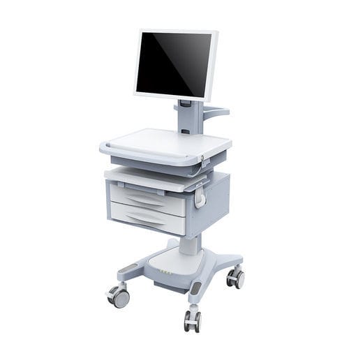 Mobiler Computerwagen - FG-H-09 - Fangge Medical - höhenverstellbar / gesichert / modular