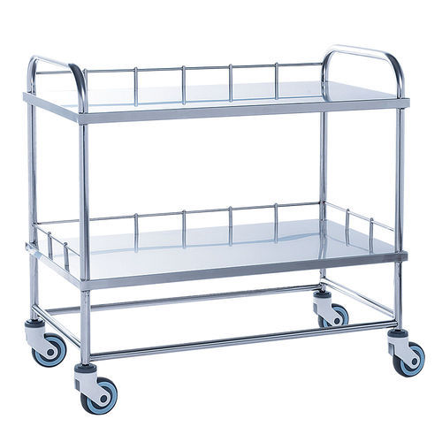 Medizinischer Wagen - B10 - Fangge Medical - für Instrumente / Edelstahl / mit Regal