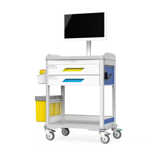 Medizinischer Computerwagen - FG-V-10 - Fangge Medical - zur Medikamentenausgabe / für Tablet-PC / Akku