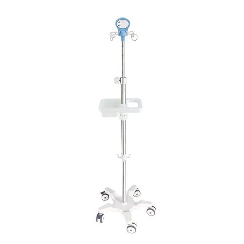 Bodenstehender Infusionsständer - B26-06 - Fangge Medical - auf Rollen / 4 Haken / Schwerlast