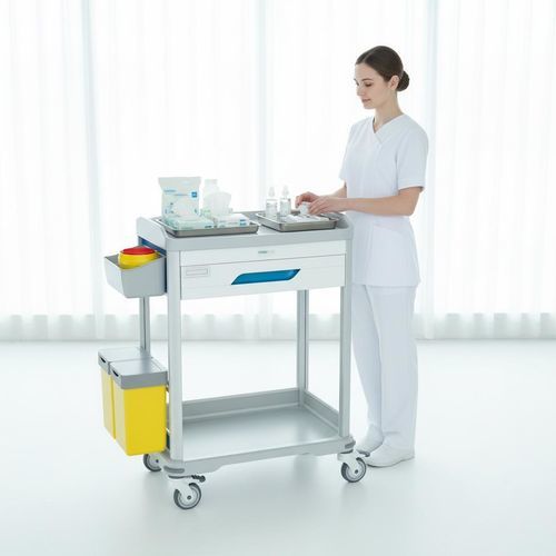 Medizinischer Wagen - FG-V-07 - Fangge Medical - Pflege / Kunststoff / Aluminium
