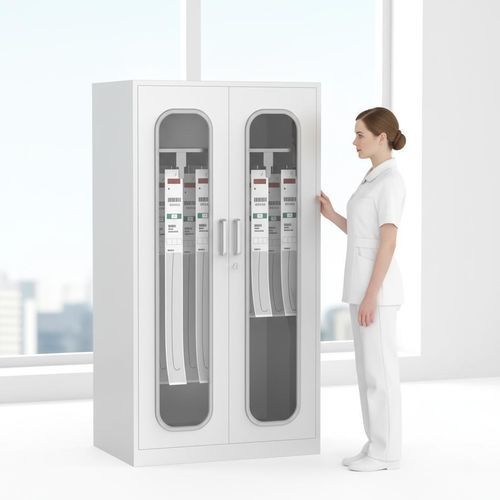 Schrank für Katheter - D07 - Fangge Medical - für Krankenhaus / mit Tür / Edelstahl