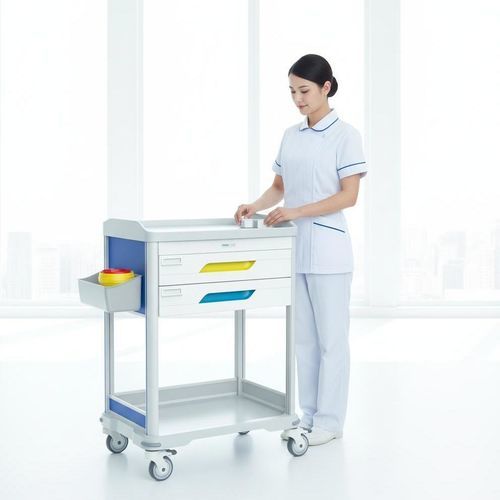 Medizinischer Wagen - FG-V-04 - Fangge Medical - Medikamenten / Kunststoff / Aluminium