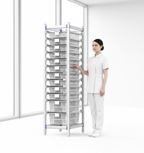 Modulares Regal - FG-P-4012F01 - Fangge Medical - für Behälter / für Körbe / für Apotheken