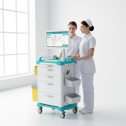 Medizinischer Wagen - FG-H-17 - Fangge Medical - für Instrumente / Pflege / Kunststoff