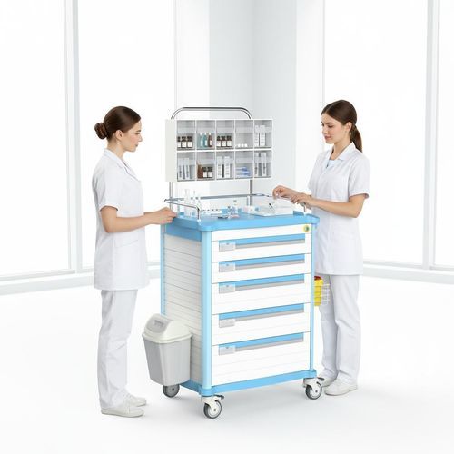Wagen für Anästhesie - FG-C-01 - Fangge Medical - für Kliniken / für Instrumente / für Medikamenten-Dispenser