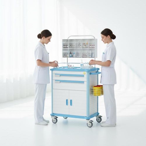 Wagen für Kliniken - FG-C-04 - Fangge Medical - für Anästhesie / für Instrumente / für Medikamenten-Dispenser
