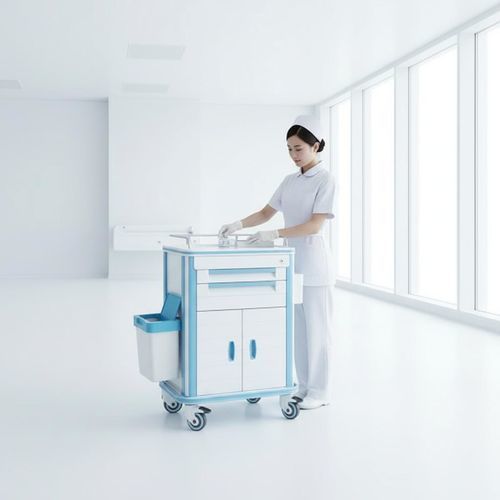 Medizinischer Wagen - FG-B-05 - Fangge Medical - Medikamente / mit Abfalleimer / für Materialumschlag