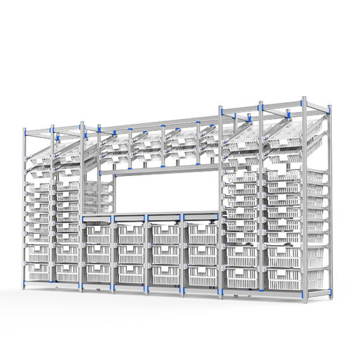 Modulares Regal - FG-P-4010F/3F04/2F02 - Fangge Medical - für Körbe / Edelstahl / Aluminium