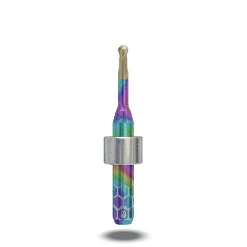 Dentalfräser - CT.TTN.B2.30.6.160.50.X.R6 - Alien Tools GmbH - Hartmetall / Titan / Messing