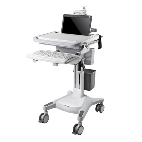 Höhenverstellbarer Computerwagen - HS-T-10 - Shandong HESOURCE Medical Equipment - modular