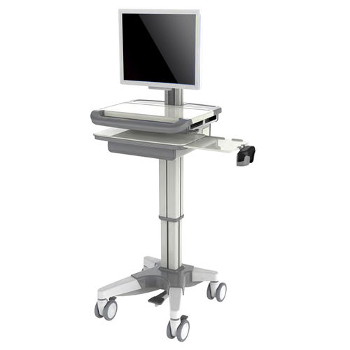 Computerwagen für Tablet-PC - HS-T-13 - Shandong HESOURCE Medical Equipment - Zubehör / höhenverstellbar / mit Schublade