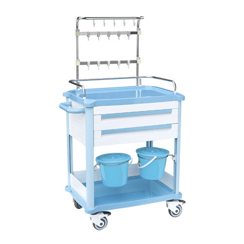Medizinischer Wagen - HS-C-06 - Shandong HESOURCE Medical Equipment - Mehrzweck / Pflege / Service