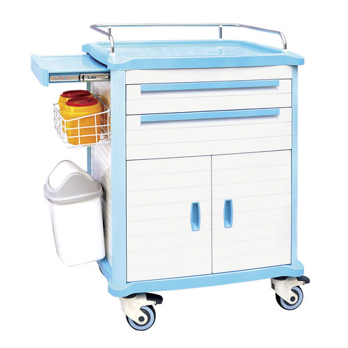 Medizinischer Wagen - HS-A-06 - Shandong HESOURCE Medical Equipment - Medikamenten / für Transport / Service