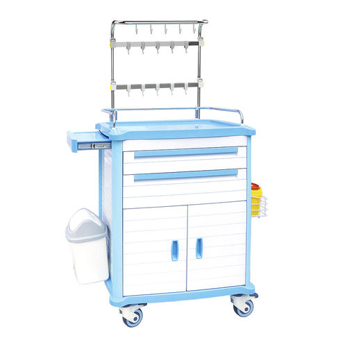 Medizinischer Wagen - HS-F-07 - Shandong HESOURCE Medical Equipment - für Instrumente / Medikamenten / für Transport