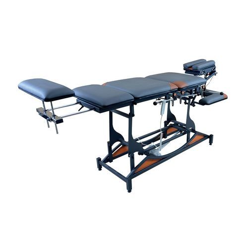 Elektrische chiropraktische Behandlungsliege - GERORDA 1000 - Fizyomed - mit höhenverstellbarer Rückenlehne / mit Kopfstütze / vierteilig