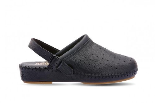 Unisex-Clog - CALZURO - waschbar / blau / weiß