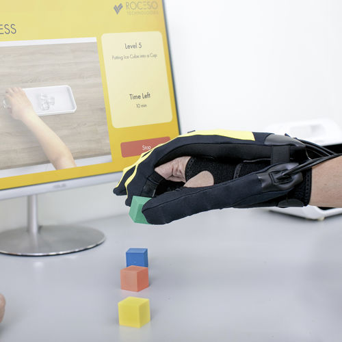 Handbeweglichkeits-Rehabilitationssystem - EsoGLOVE™ Pro  - Roceso Technologies - robotisiert