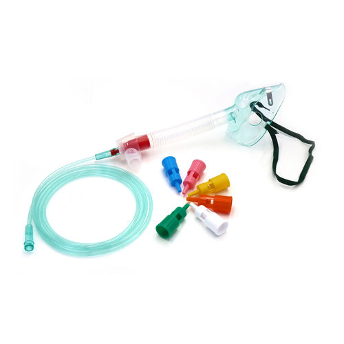 PVC-Sauerstoffmaske - WEGO Medical - transparent / Venturi / verstellbar