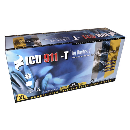 Latexhandschuh - ICU911-T™ - Digitcare Corporation - medizinisch / puderfrei