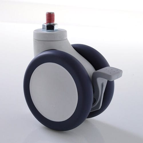 Schwenkbares Rad - MYSD-75B-062-M12X25  - Fujian Secure Medical Technology - mit Bremse