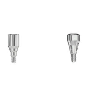Implantat-Abutment / Titan - S-B series - Novodent - innerer Achtkant / gerade / Schrauben