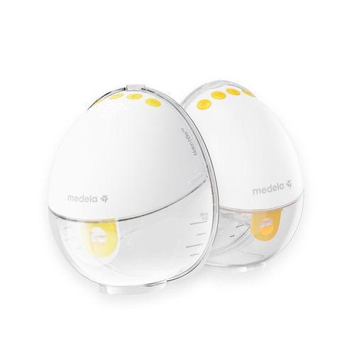 Elektrische Milchpumpe - Motion InBra™ - MEDELA - Akku / mit Stillzubehör / Doppel