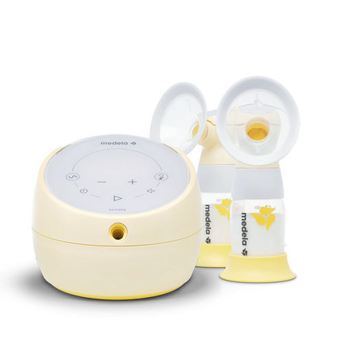 Elektrische Milchpumpe - Sonata&reg; - MEDELA - Akku / mit Stillzubehör / Doppel