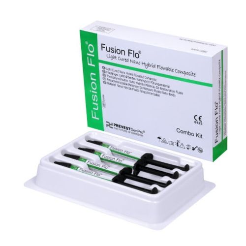 Zahnmedizinisches Material / Flüssigkomposit - Fusion Flo® - PREVEST DENPRO LIMITED - zur Dentalrestaurierung / photopolymerisierbar / undurchsichtig