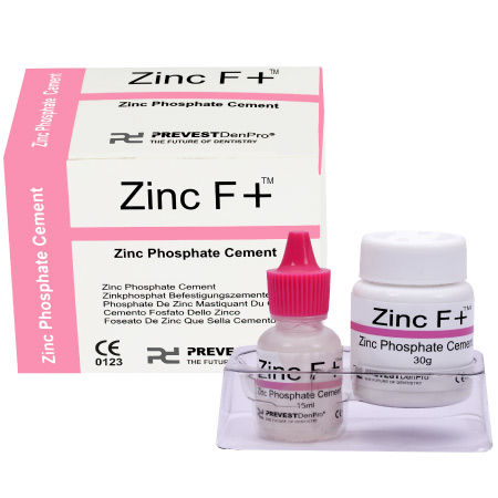 Dentalkleber für Dentalinlays - Zinc F+ - PREVEST DENPRO LIMITED - für Dentalonlays / für kieferorthopädische Klammern / für Dentalkronen