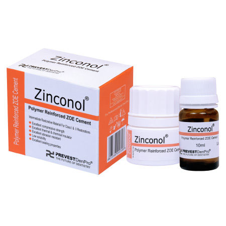 Dentalkleber zur Dentalrestaurierung - Zinconol - PREVEST DENPRO LIMITED - flüssig / temporär