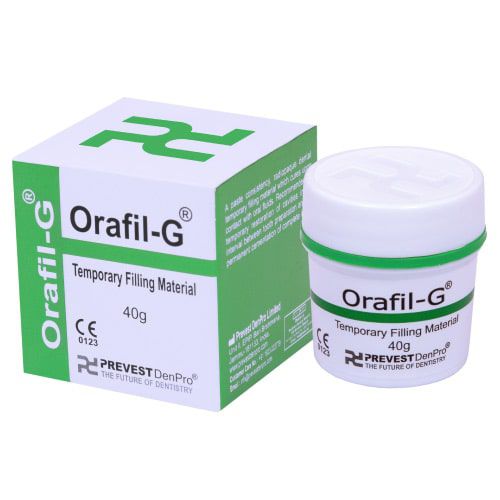 Zahnmedizinisches Material / Zinksulfat - ORAFIL G - PREVEST DENPRO LIMITED - für Zahnbrücken / für Dentalkronen / für Wurzelfüllung