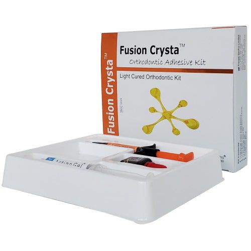 Dentalkleber für kieferorthopädische Klammern - Fusion Crysta™ - PREVEST DENPRO LIMITED - photopolymerisierbar
