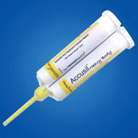 Zahnmedizinisches Material / Vinyl-Polysiloxan - ACCUSIL HEAVY BODY - PREVEST DENPRO LIMITED - für Zahnbrücken / für Dentalkronen / für Dentalinlays