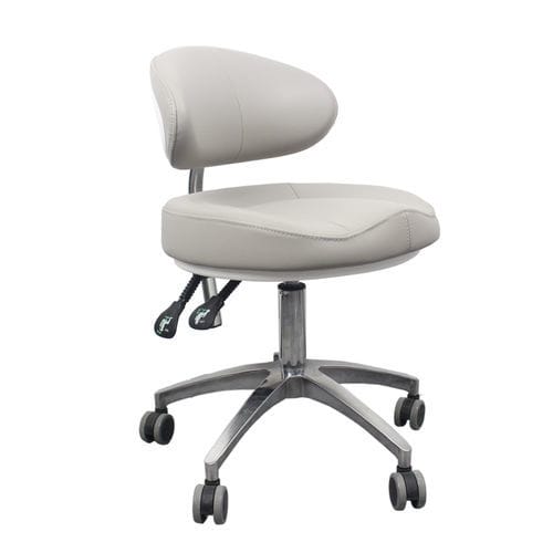 Höhenverstellbarer Chirurgenstuhl - JG-B2 - FOSHAN JINGLE MEDICAL EQUIPMENT CO., LTD - mobil / pneumatisch / Edelstahl