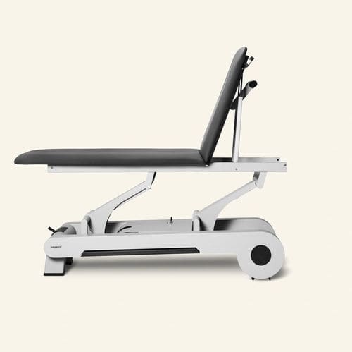 Elektrische Massageliege - N'Run 2L - Naggura - auf Rollen / mit höhenverstellbarer Rückenlehne / zweiteilig