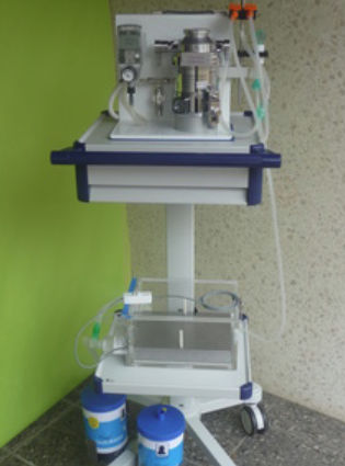 Wagen für Anästhesie - ITD OC.1785.902 - Rothacher Medical - für Medikamente / mit Schublade / mobil