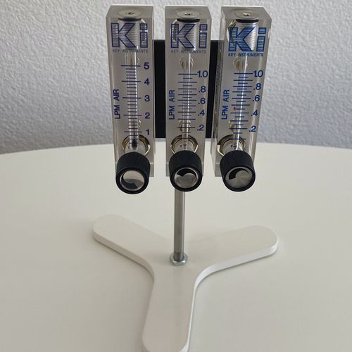 Anästhesiegase-Durchflussmesser - PS-30457 - Rothacher Medical - für Veterinärmedizin / schienenmontiert