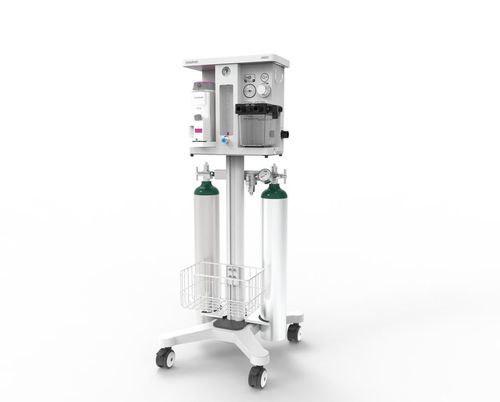 Anästhesiearbeitsplatz für Veterinärmedizin / für ambulante Veterinärmedizin - AM30 - Rothacher Medical - Rollenstativ