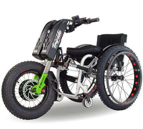 Elektrischer Rollstuhlantrieb - T-ROCKS - Triride Italia - Front