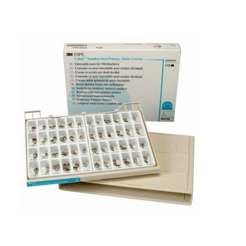 Edelstahl-Zahnkrone - Unitek™ - 3M Health Care - Backenzahn / präfabriziert