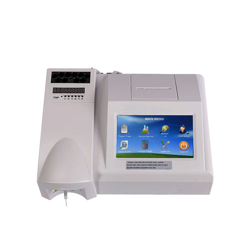 Halbautomatisches biochemisches Analysegerät - ZC3002B1   - Jiangsu Zecen Biotech Co., Ltd - Tisch / für Zellen / mit Touchscreen
