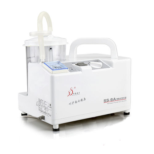 Elektrische chirurgische Absaugpumpe - SS-6A - Jiangsu Shuangsheng Medical Equipment - für chirurgische Drainage und Debridement / tragbar