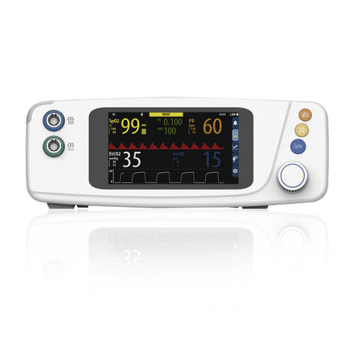Tischgerät-Vitalzeichenmonitor - XH-60 SB/SC  - Shenzhen Witleaf Medical Electronics - etCO2 / SpO2 / für Intensivpflege