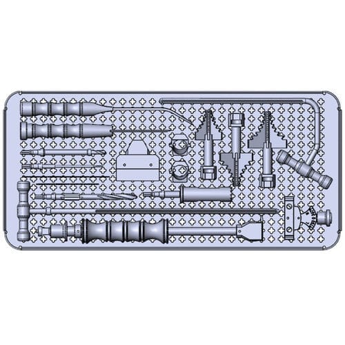 Instrumentenset für arthroskopische Kniechirurgie - SurgTech