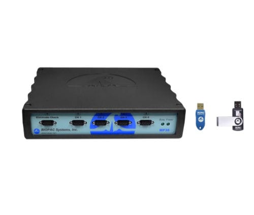 Biosignalerfassungssystem für Forschungszwecke - MP36RWSW-NDT - Biopac Systems - Transfer / 4 Kanäle / USB