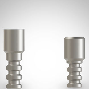 Analog für Dentalimplantat / Edelstahl - P-ANL0x series - PRECISE IMPLANT SYSTEMS - gerade