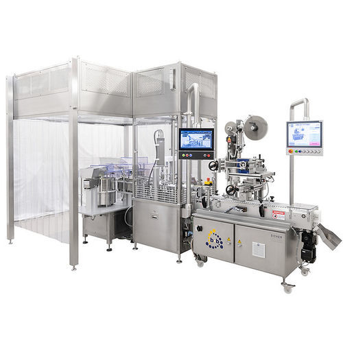 Labeling Maschine / für Labors - RMLpharma series - b+b Automations- und Steuerungstechnik GmbH - automatisch / Druck